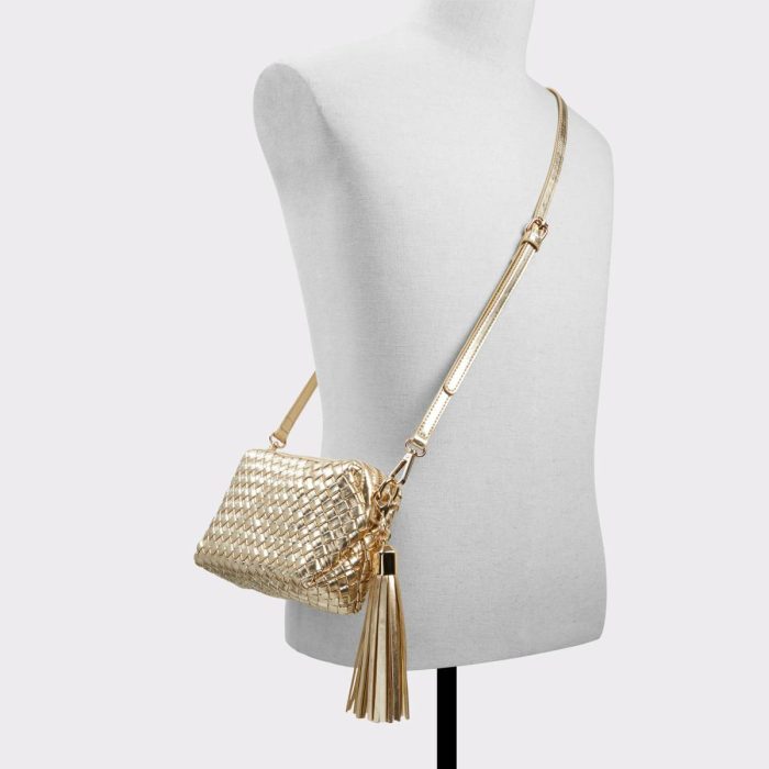 Women Gold Braidaax Gold Women's Crossbody Bags Aldo Crossbody Bags