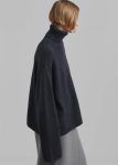Women Grey Rhea Trapeze Turtleneck - Charcoal Knitwear The Frankie Shop