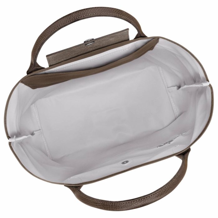 Women Handbags Le Pliage Green M Tote Bag Terra - Canvas Longchamp Terra