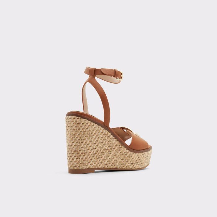 Women Heels Aldo Carrabriria Medium Brown Women's Wedges Medium Brown