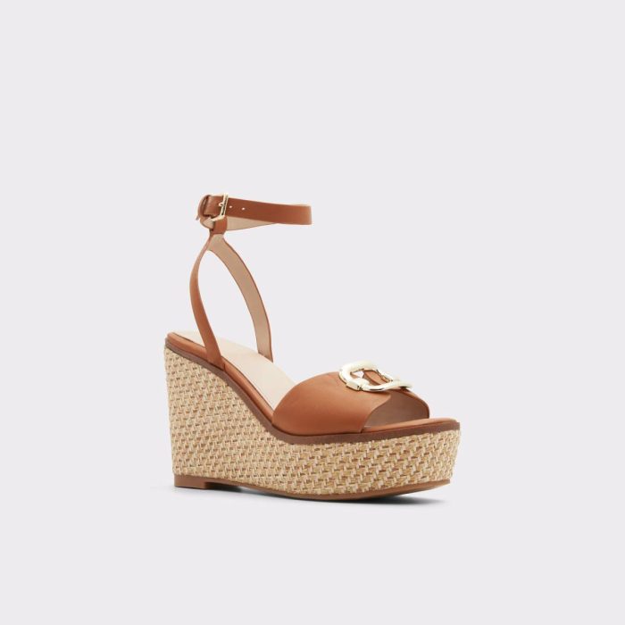 Women Heels Aldo Carrabriria Medium Brown Women's Wedges Medium Brown