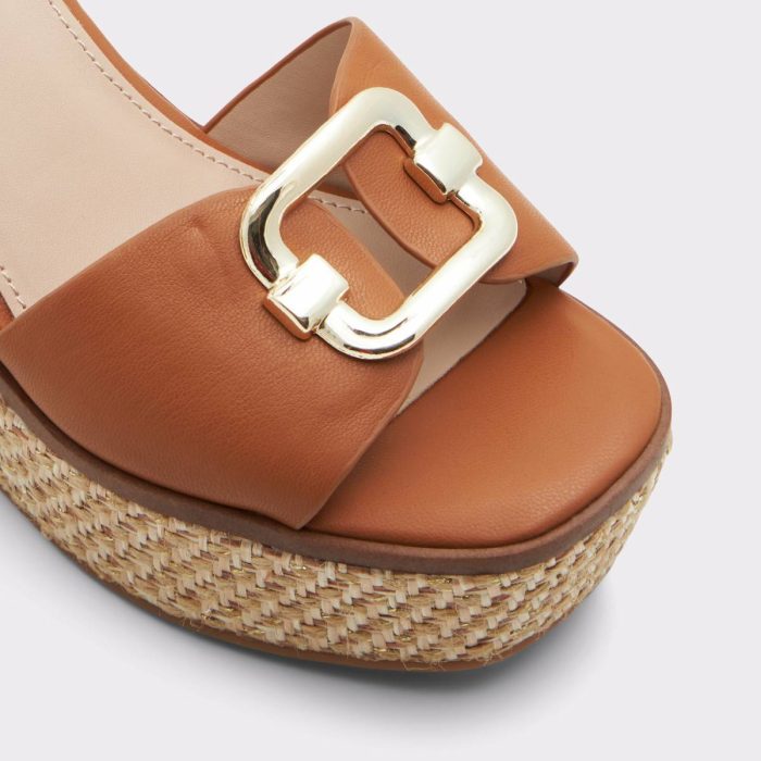 Women Heels Aldo Carrabriria Medium Brown Women's Wedges Medium Brown