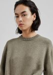 Women Jw Anderson Draped Tie Front Jumper - Khaki The Frankie Shop Knitwear Green