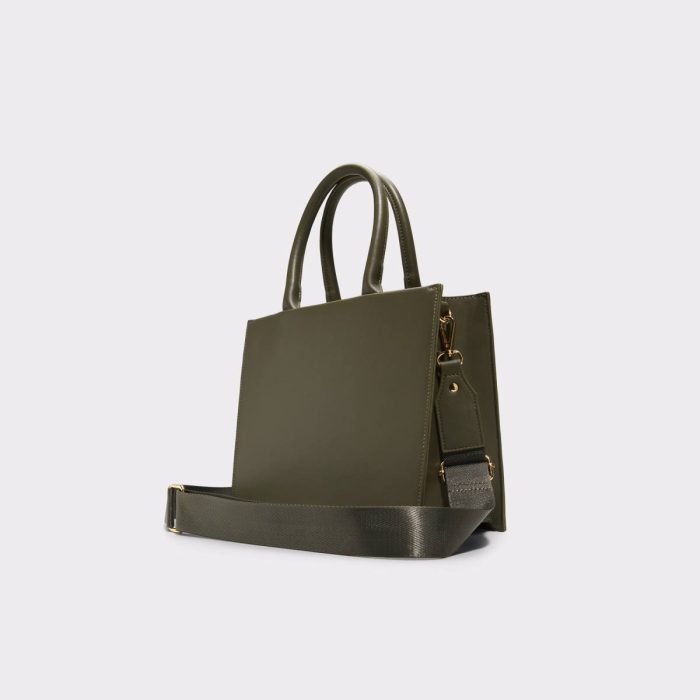 Women Khaki Daspiasx Khaki Women's Tote & Satchel Bags Top Handle Bags Aldo