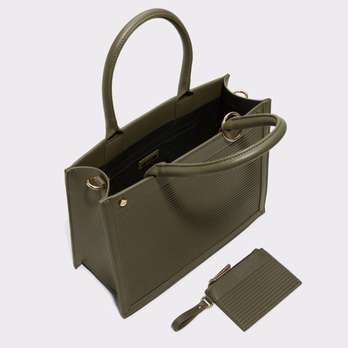 Women Khaki Daspiasx Khaki Women's Tote & Satchel Bags Top Handle Bags Aldo