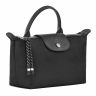 Women Le Pliage Energy Pouch Black - Recycled Canvas Black Pouches & Cases Longchamp