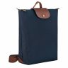 Women Le Pliage Original M Backpack Navy - Canvas Backpacks Navy Longchamp