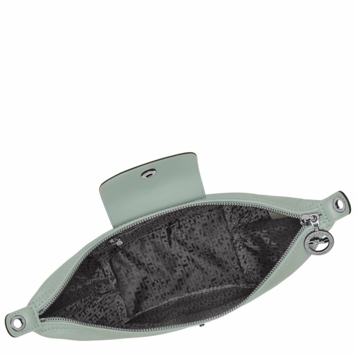 Women Le Pliage Xtra Xs Crossbody Bag Vervain - Leather Longchamp Leather Bags Vervain