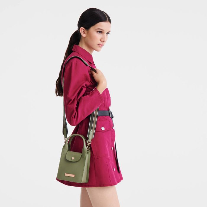 Women Le Pliage Xtra Xs Tote Bag Laurel - Leather Laurel Longchamp Leather Bags