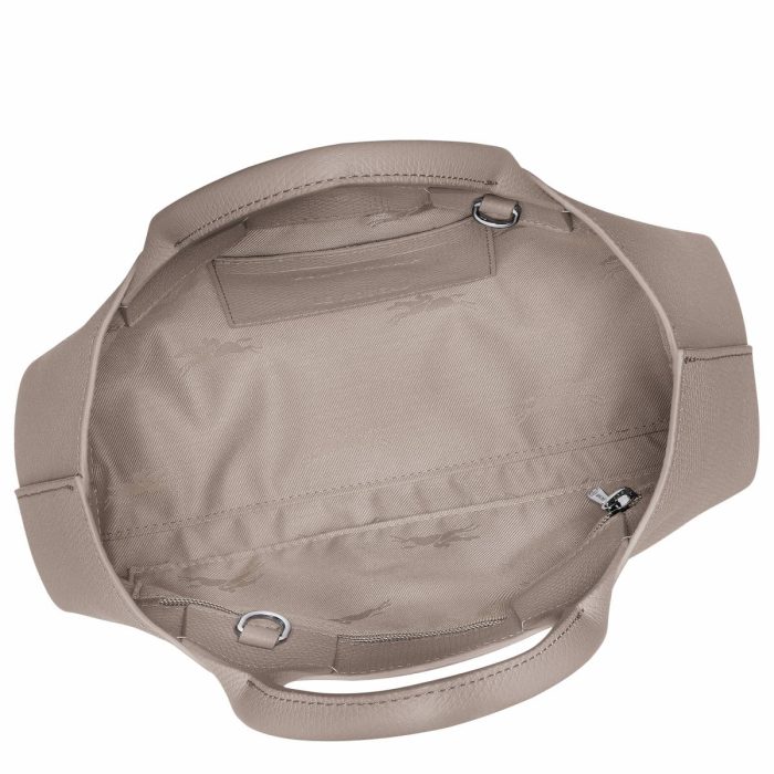 Women Le Roseau S Handbag Clay - Leather Clay Longchamp Leather Bags