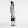 Women Leather Bags Longchamp 3D S Crossbody Bag Black - Leather Black