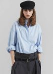 Women Lecco Striped Shirt - Blue Blue The Frankie Shop Tops