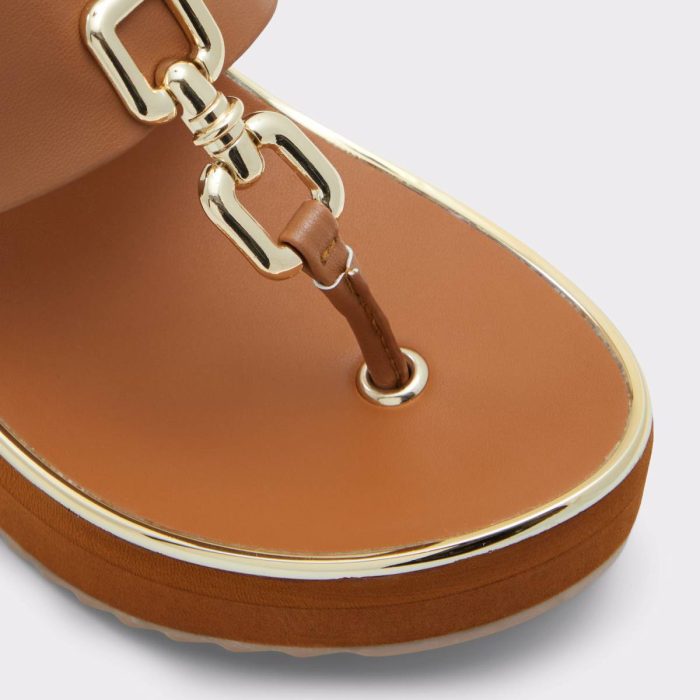 Women Maesllan Medium Brown Women's Wedges Sandals Aldo Medium Brown