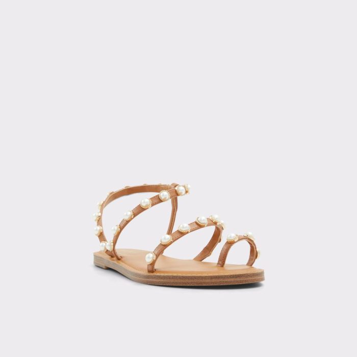 Women Medium Brown Coreydale Medium Brown Women's Flat Sandals Sandals Aldo