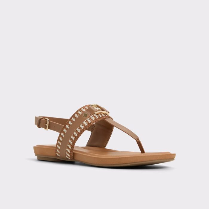 Women Medium Brown Taylen Medium Brown Women's Footbed Sandals Aldo Sandals