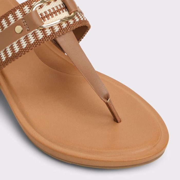 Women Medium Brown Taylen Medium Brown Women's Footbed Sandals Aldo Sandals