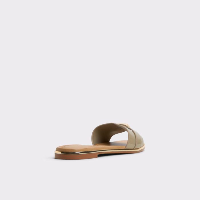 Women Other Green Sandals Darine Other Green Women's Flat Sandals Aldo