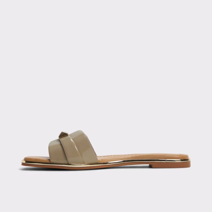 Women Other Green Sandals Darine Other Green Women's Flat Sandals Aldo
