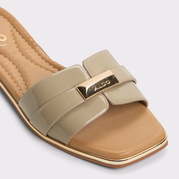 Women Other Green Sandals Darine Other Green Women's Flat Sandals Aldo