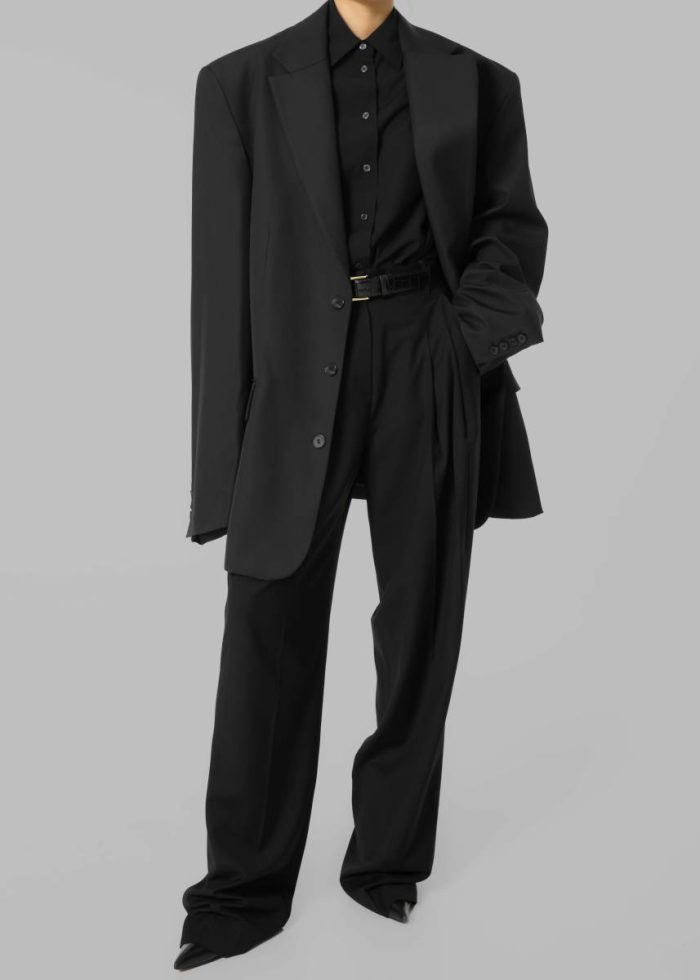Women Outerwear Black The Frankie Shop Gelso Oversized Blazer - Black