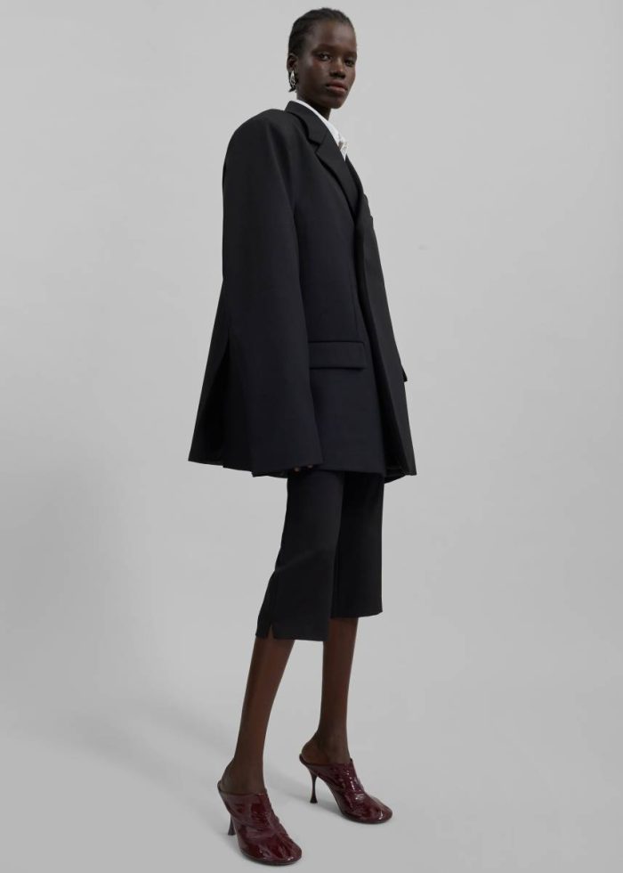Women Outerwear The Frankie Shop Iva Blazer - Black Black