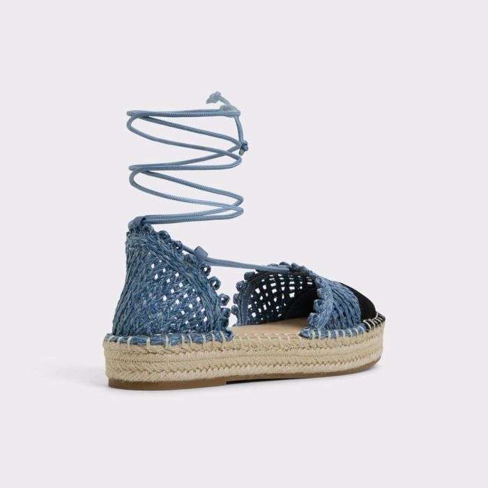 Women Sandals Denim Aldo Picot Denim Women's Wedges