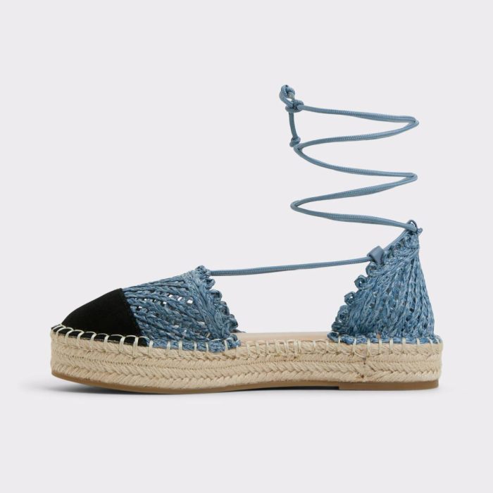 Women Sandals Denim Aldo Picot Denim Women's Wedges