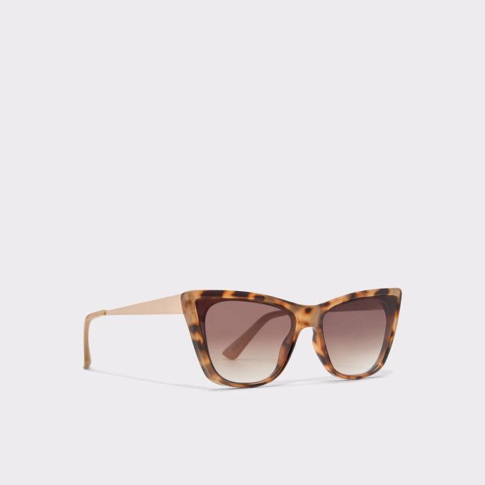 Women Selamas Medium Beige Women's Cat Eye Sunglasses Medium Beige Aldo
