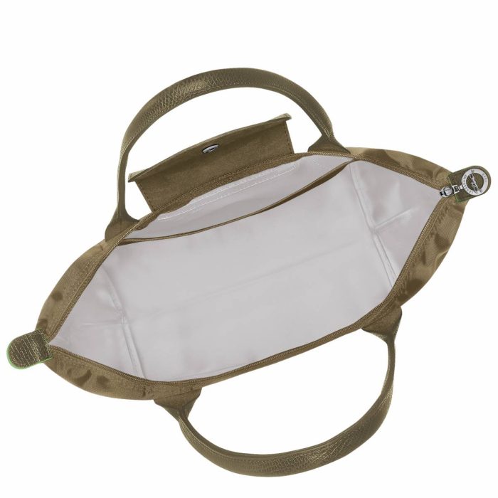 Women Shoulder Bags Le Pliage Green M Tote Bag Artichoke - Recycled Canvas Longchamp Artichoke