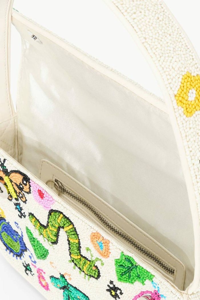 Women Shoulder Tommy Beaded Bag Bug Out Staud