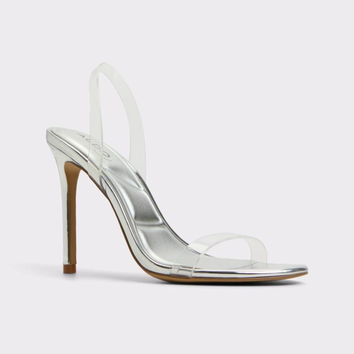 Women Silver Sandals Quinilynn Silver Women's Metallics Aldo
