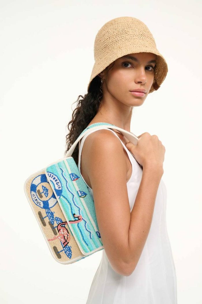 Women St. Regis Tommy Beaded Bag Vacation Scenic Staud Shoulder