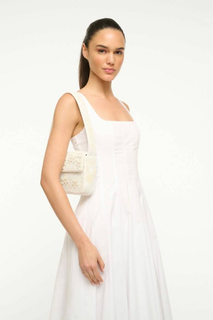 Women Staud Beaded/Novelty Tommy Beaded Bag Garden Party