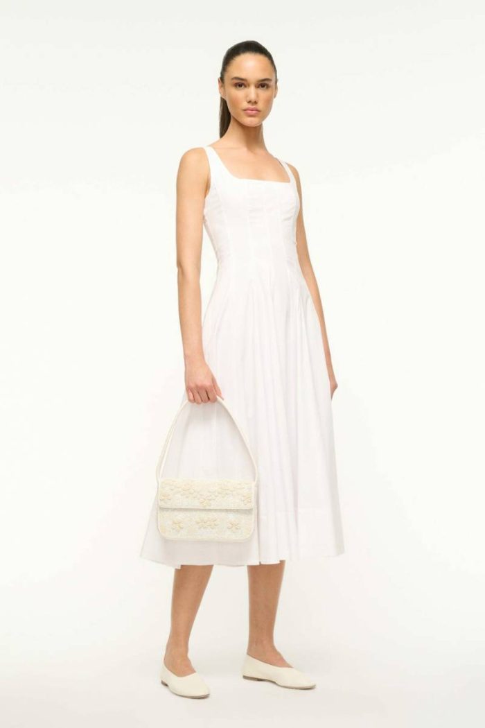 Women Staud Beaded/Novelty Tommy Beaded Bag Garden Party