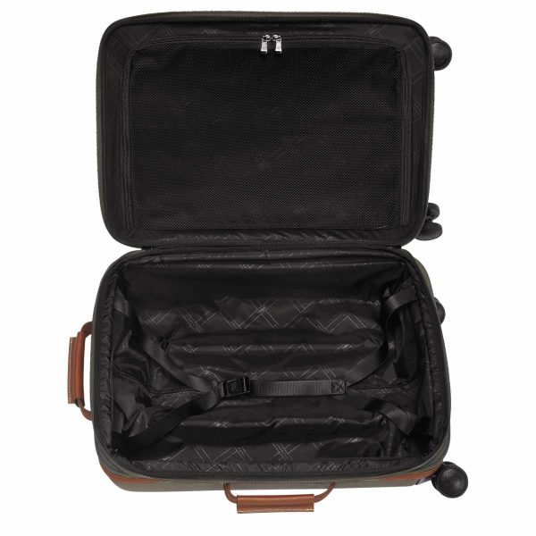 Women Suitcases Longchamp Brown Boxford S Carry-On Brown - Recycled Canvas