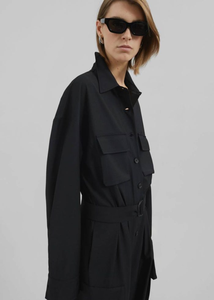 Women Suzie Jumpsuit - Black Black Jumpsuits The Frankie Shop