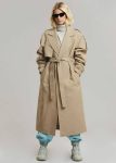 Women The Frankie Shop Outerwear Rhodes Trench Coat - Natural Beige