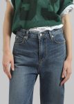 Women The Frankie Shop Rapla Straight Jeans - Medium Wash Blue Bottoms