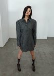 Women The Frankie Shop Sterford Pocket Shirt - Black/White Stripe Black Tops
