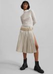 Women The Frankie Shop White Knitwear Evren Sheer Turtleneck - White