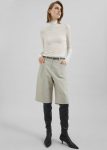 Women The Frankie Shop White Knitwear Evren Sheer Turtleneck - White