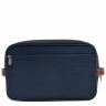 Women Toiletry Bags Blue Boxford Toiletry Case Blue - Recycled Canvas Longchamp