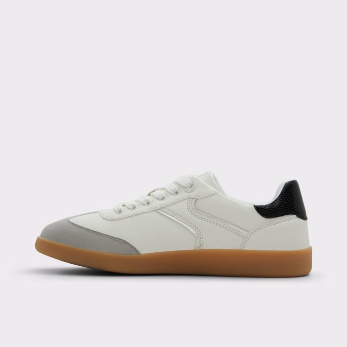 Women White/Black Aldo Sneakers Erilg White/Black Women's Low Top Sneakers