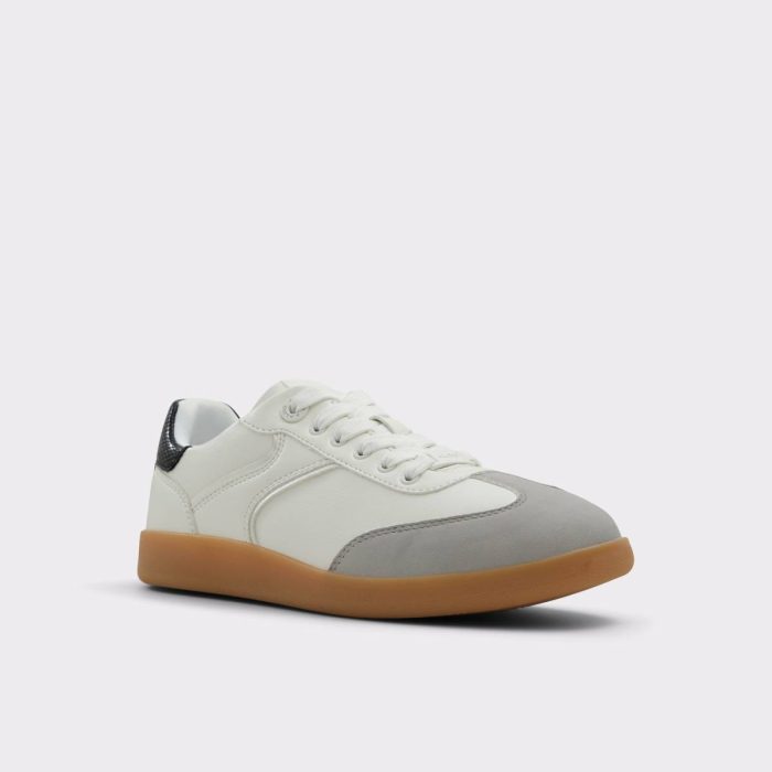 Women White/Black Aldo Sneakers Erilg White/Black Women's Low Top Sneakers