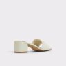 Women White/Bone Claudina White/Bone Women's Block Heels Heels Aldo