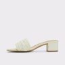 Women White/Bone Claudina White/Bone Women's Block Heels Heels Aldo