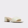 Women White/Bone Claudina White/Bone Women's Block Heels Heels Aldo