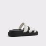 Women White Sandals Mariella White Women's Footbed Sandals Aldo